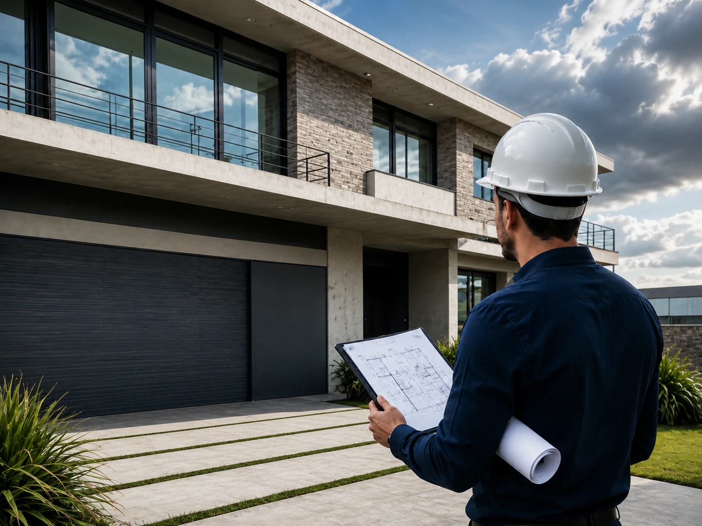 Inspeção técnica em imóvel residencial contemporâneo
